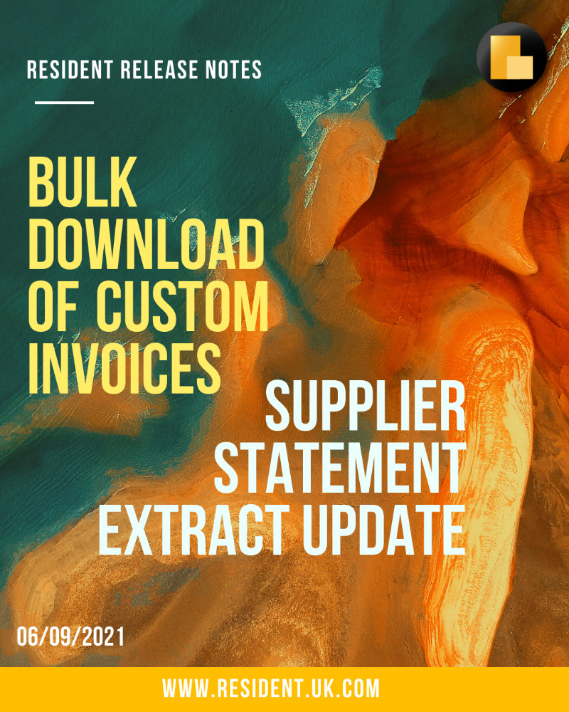 Resident Release Notes – 06/09/2021