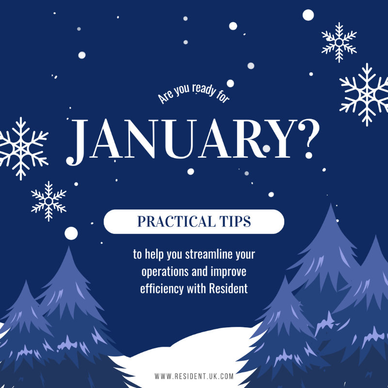 Are you ready for January?